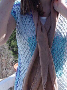 Tan Color 100% Bamboo Scarf